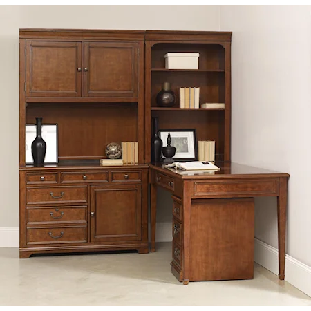 Credenza and Table Desk Office Storage Unit